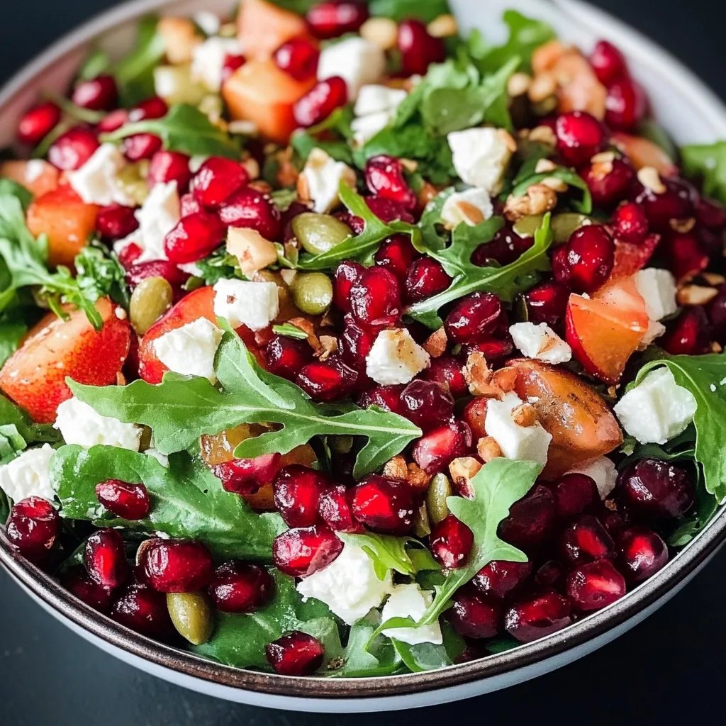 Wintersalat mit Granatapfelkernen