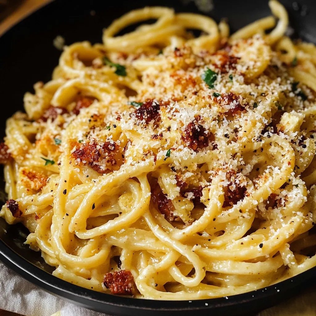 Halloumi Carbonara