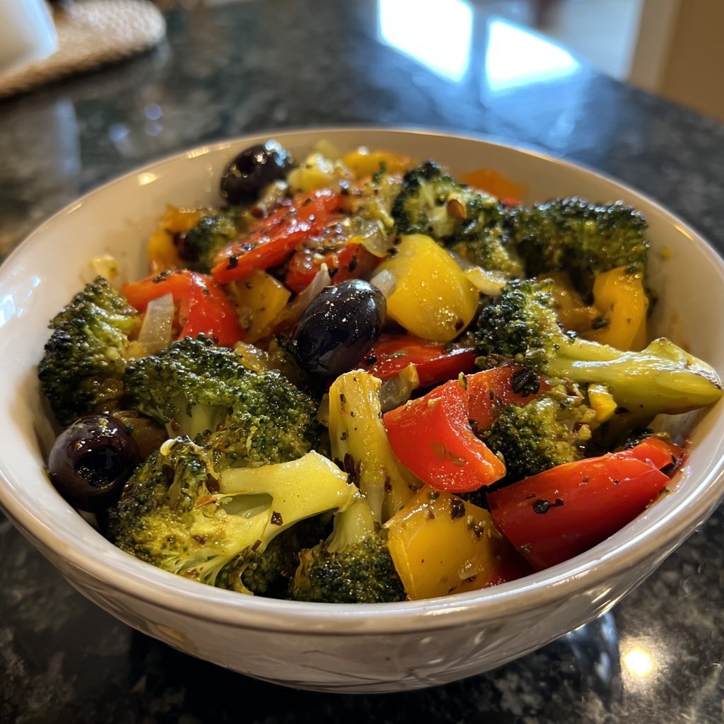 Brokkoli Pfanne Mediterran