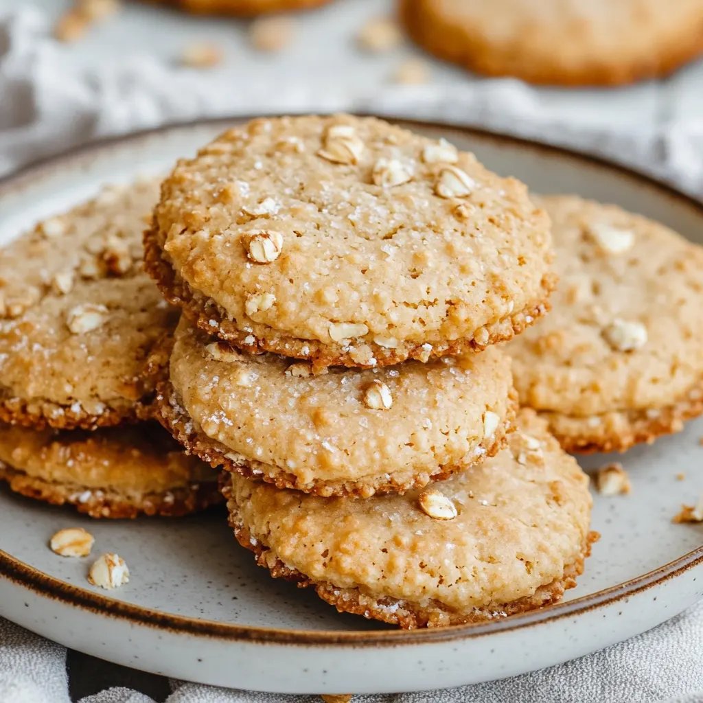 Knusprige Haferflockenkekse