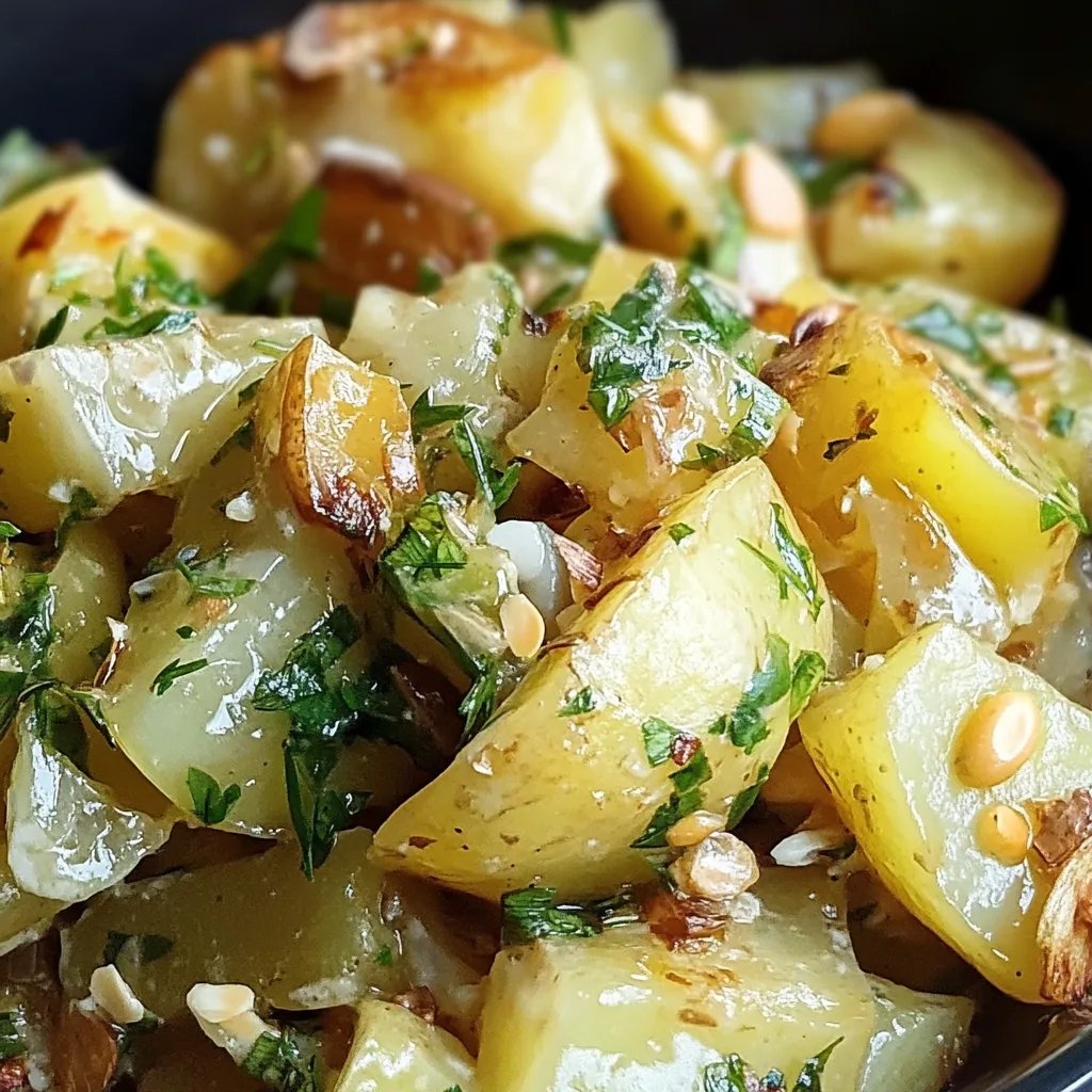 Kräuter-Kartoffelsalat aus dem Ofen