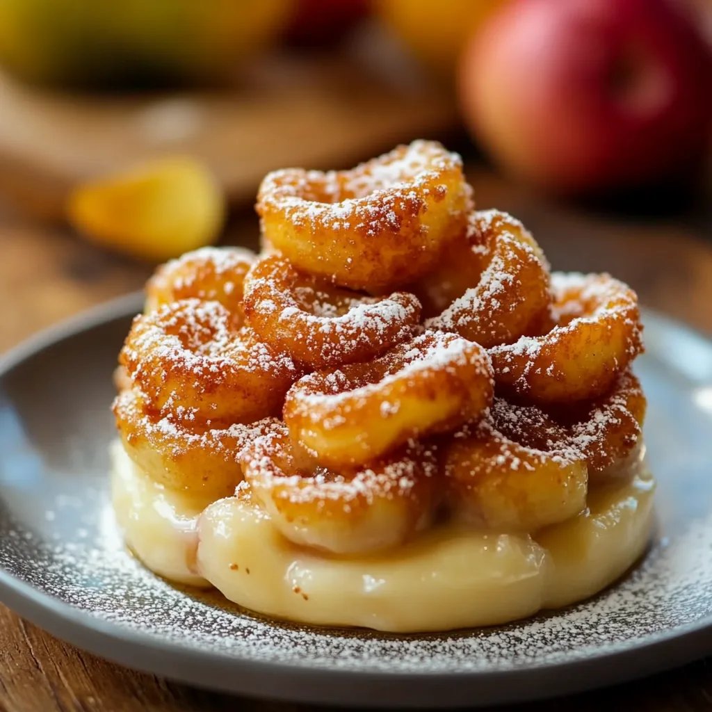 Bratapfel mit Vanillesoße