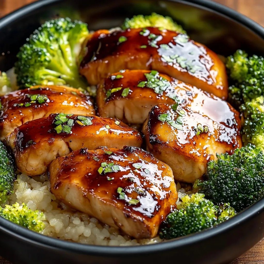 Teriyaki-Hähnchenschalen