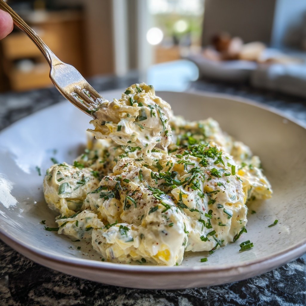 Schnell & Einfach 10-Minuten-Eiersalat mit Joghurt
