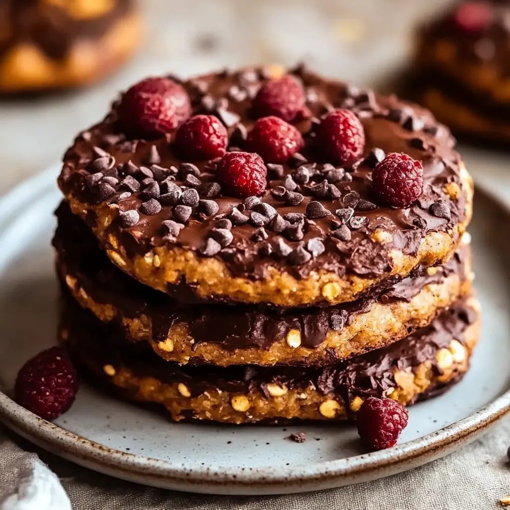 Gesunde Haferkekse mit Kakao