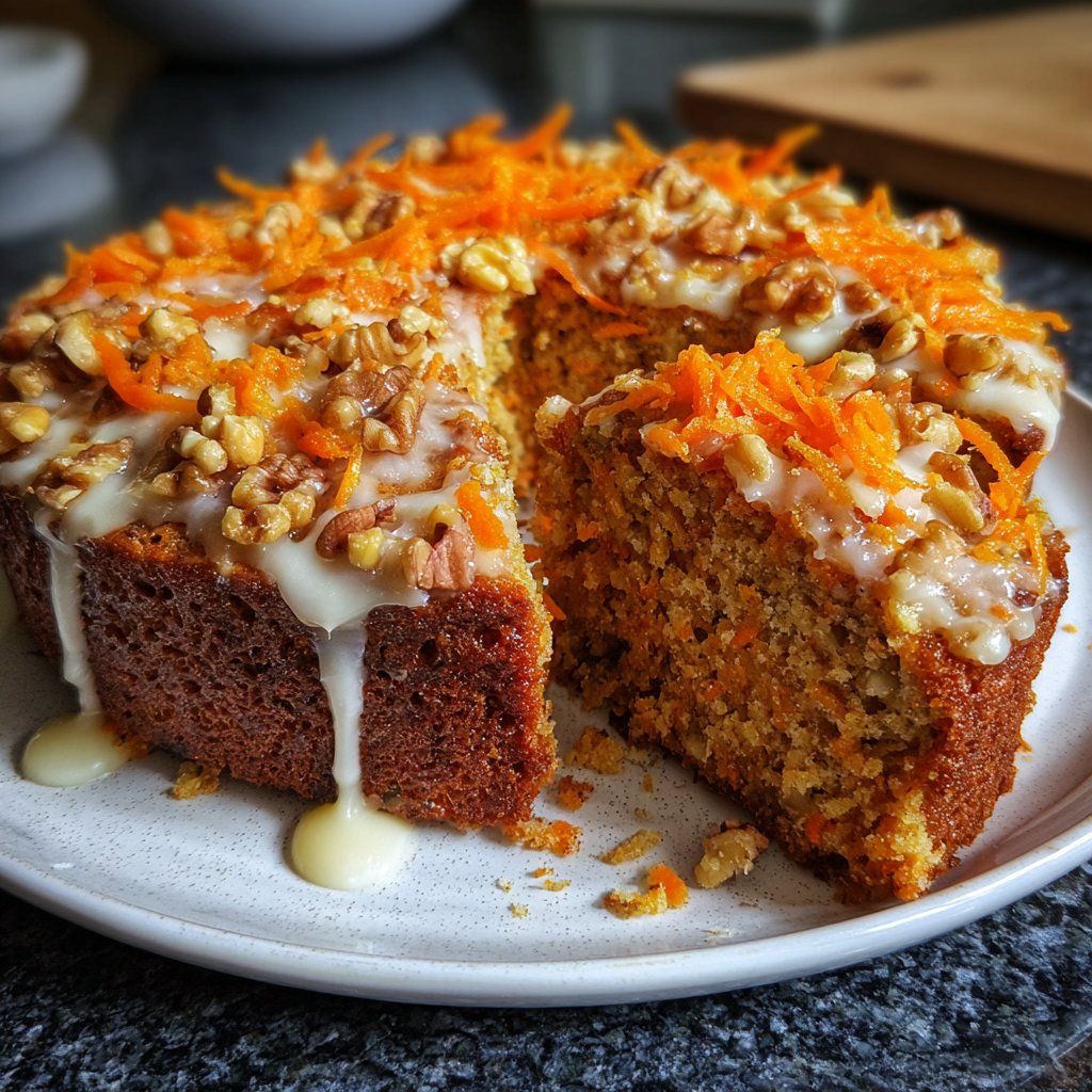 Karottenkuchen Mit Nüssen