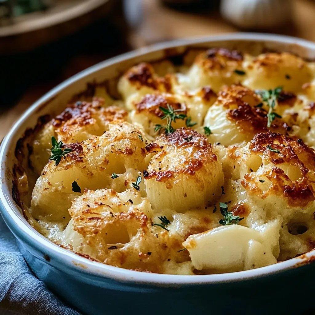 Backofen Blumenkohl mit Käse