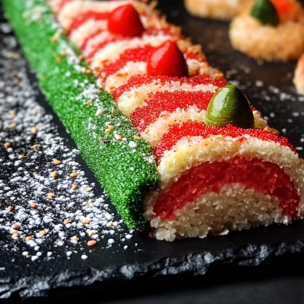 Weihnachtskuchenrolle