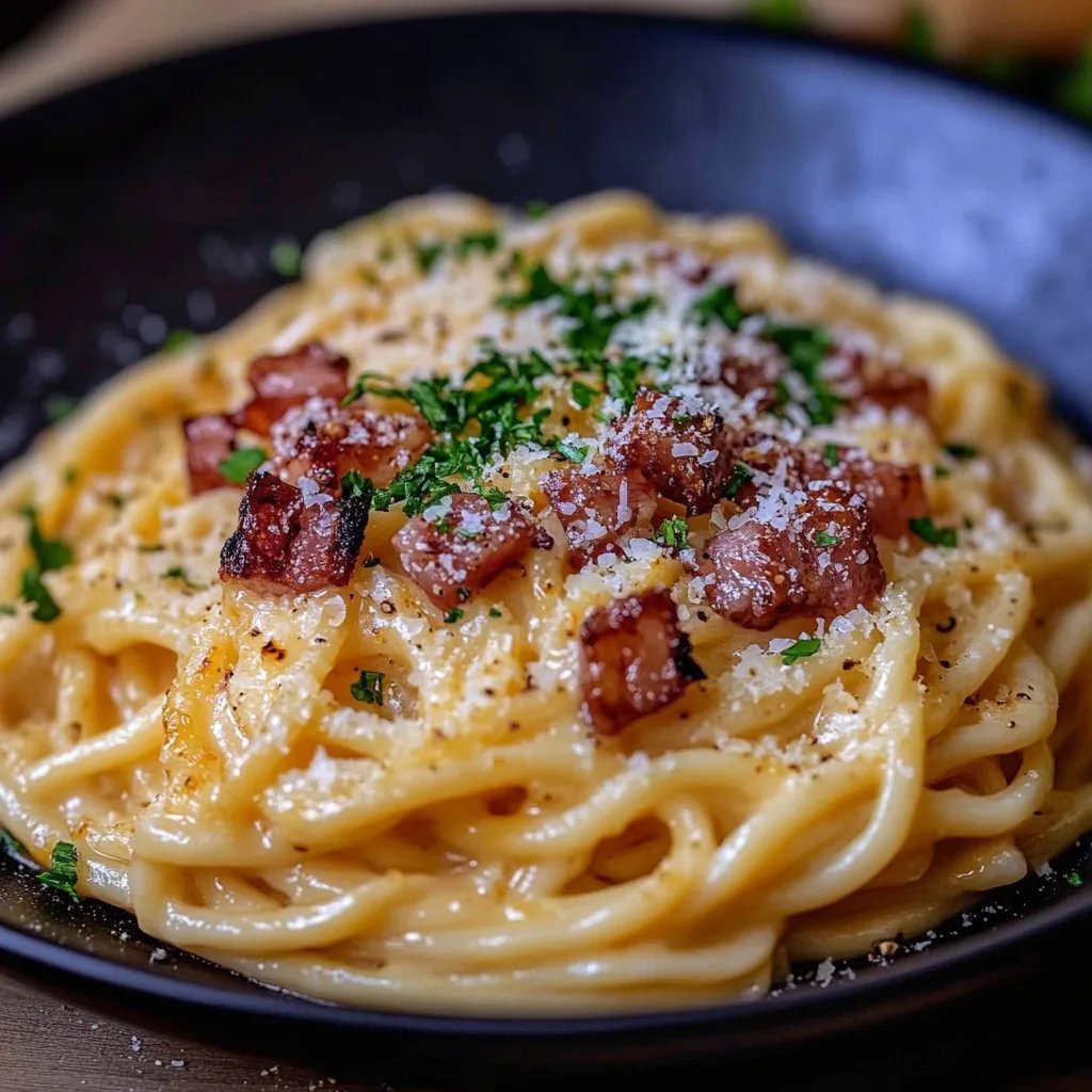 Cremige Ramen Carbonara