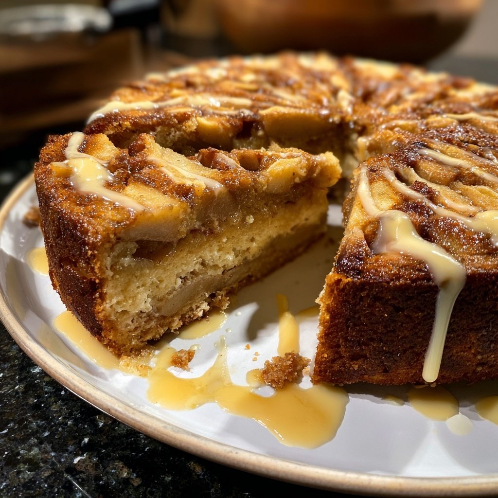 Bratapfel-Marzipan-Torte